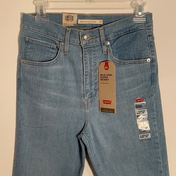 NEW Levi’s Mile High Super Skinny Jeans - Picture 2 of 6